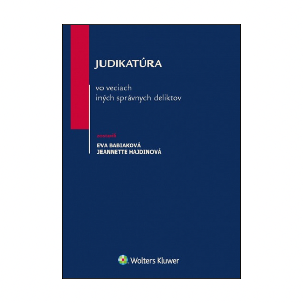 Judikatúra vo veciach iných správnych deliktov