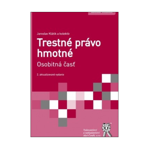 Trestné právo hmotné. Osobitná časť, 2. vydanie