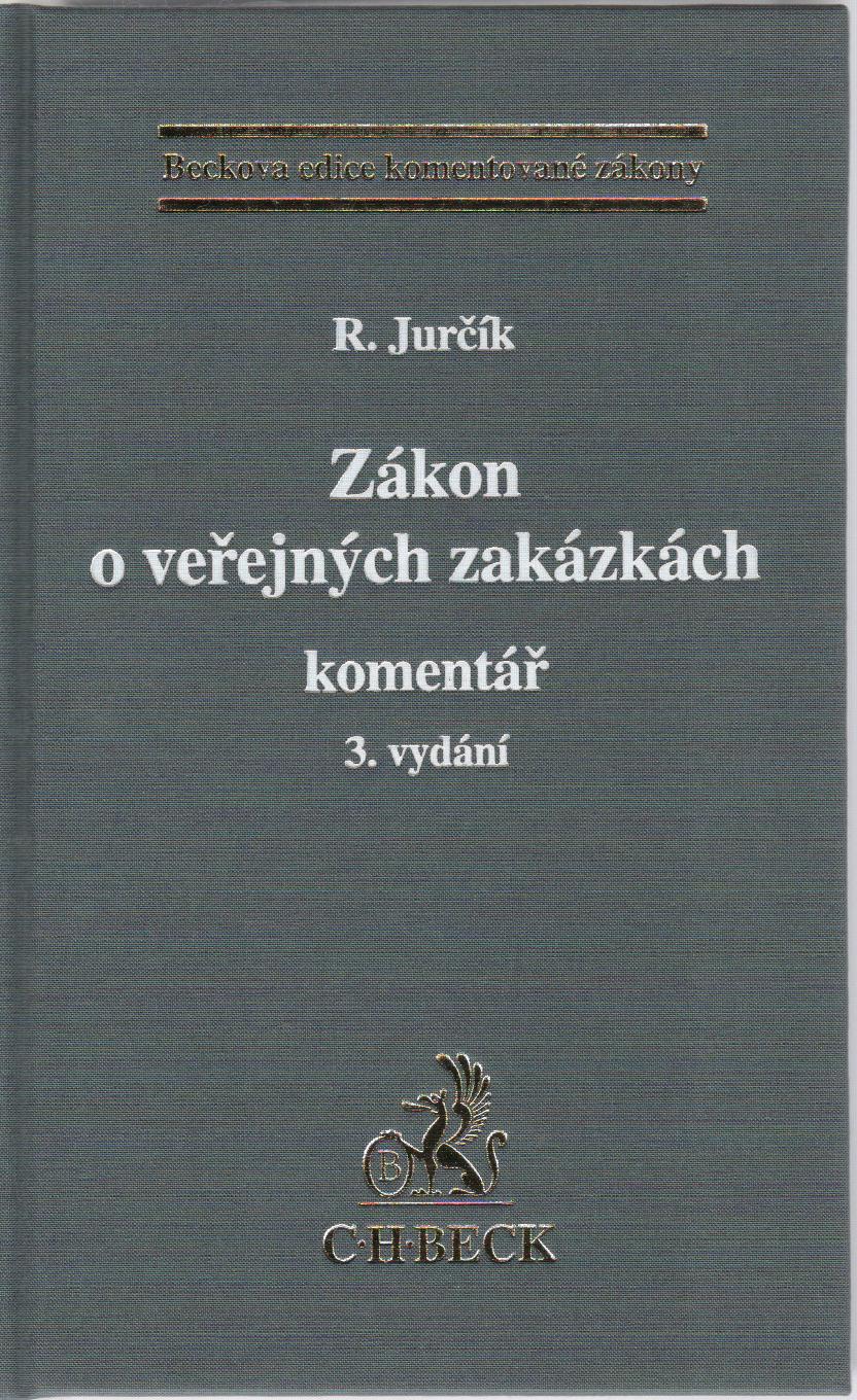 Zákon o veřejných zakázkách, komentář, 3.vyd.