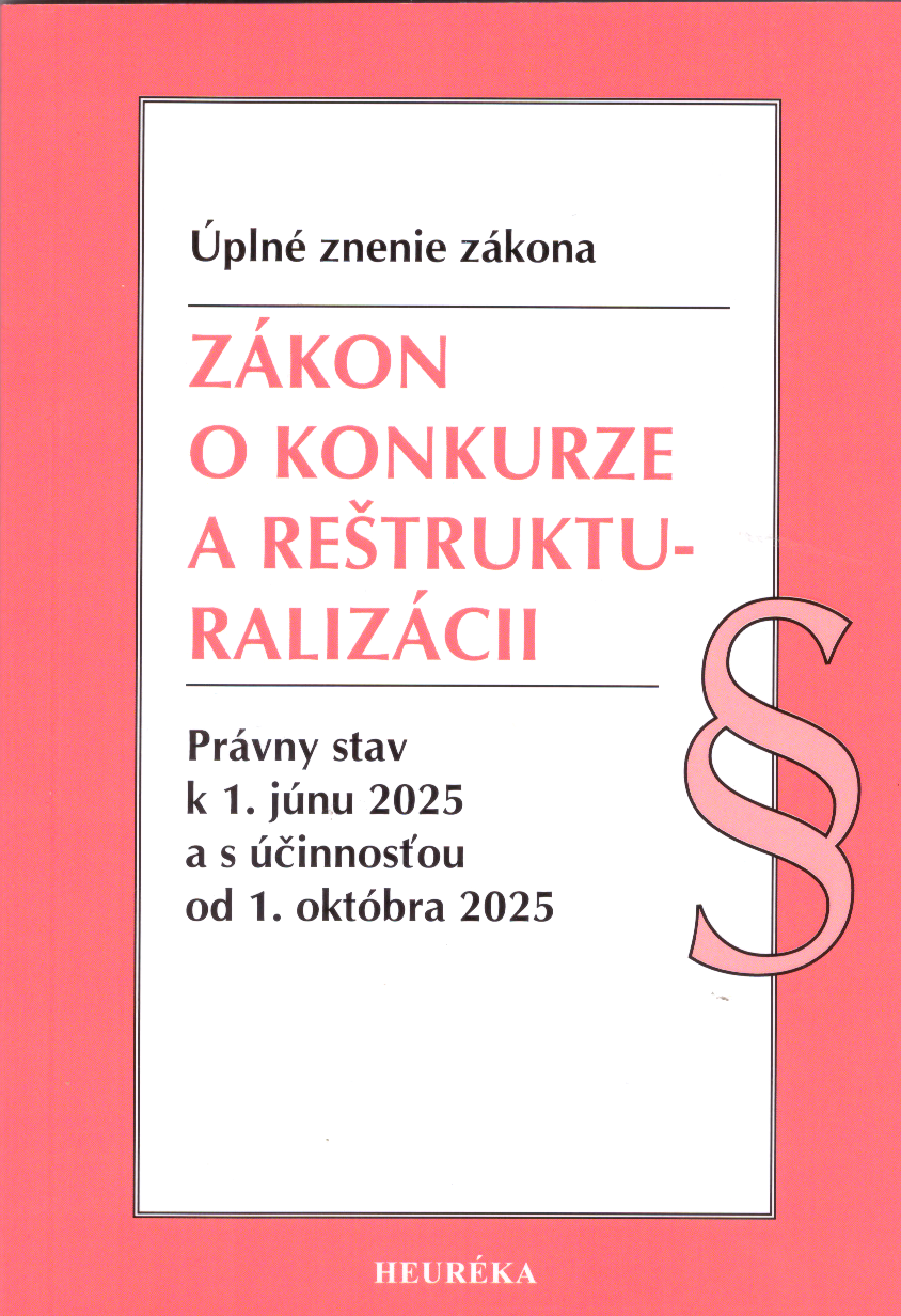 Zákon o konkurze a reštrukturalizácii - úplné znenie zákona