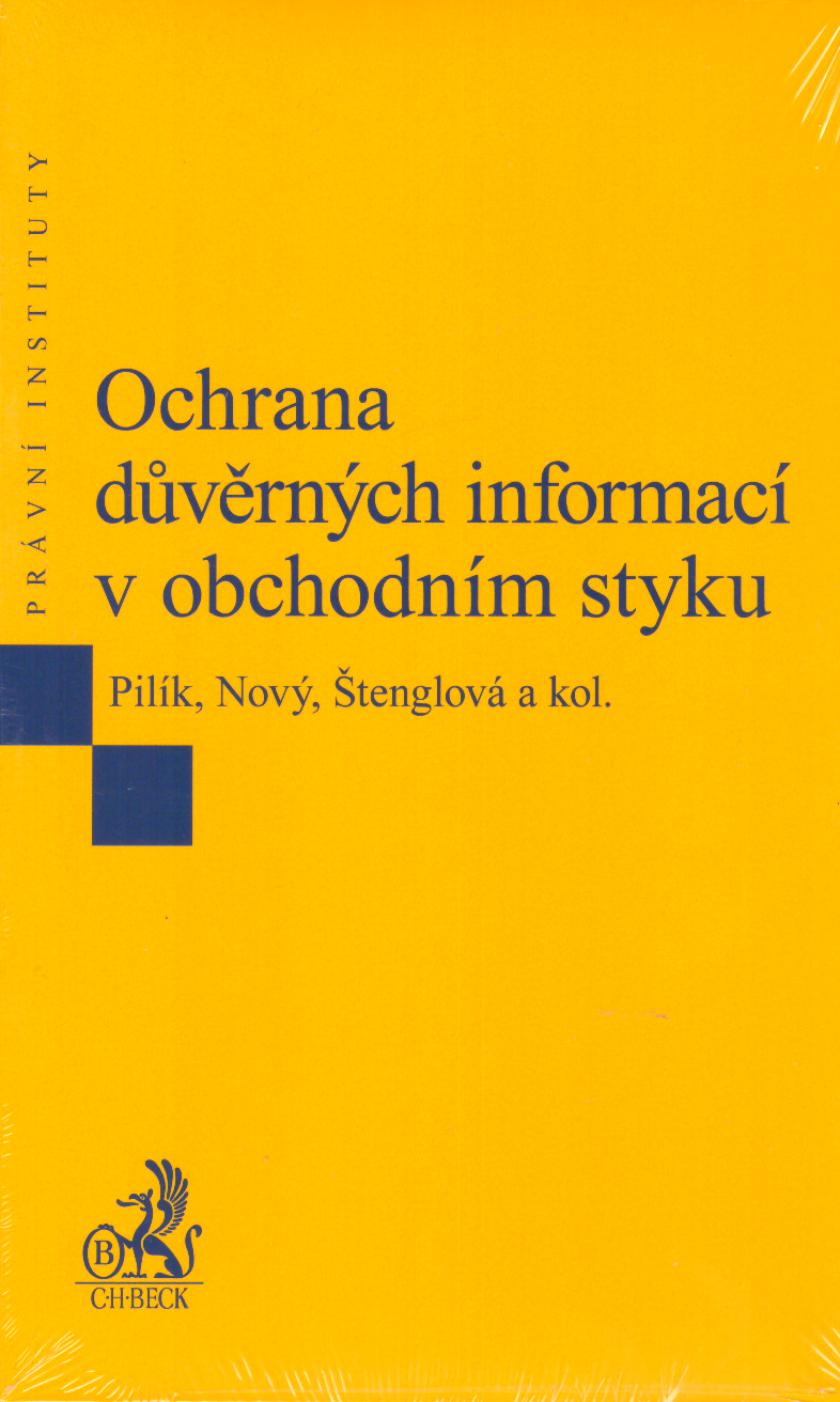 Ochrana důvěrných informací v obchodním styku