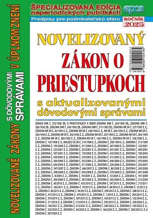 Novelizovaný zákon o priestupkoch v úplnom znení