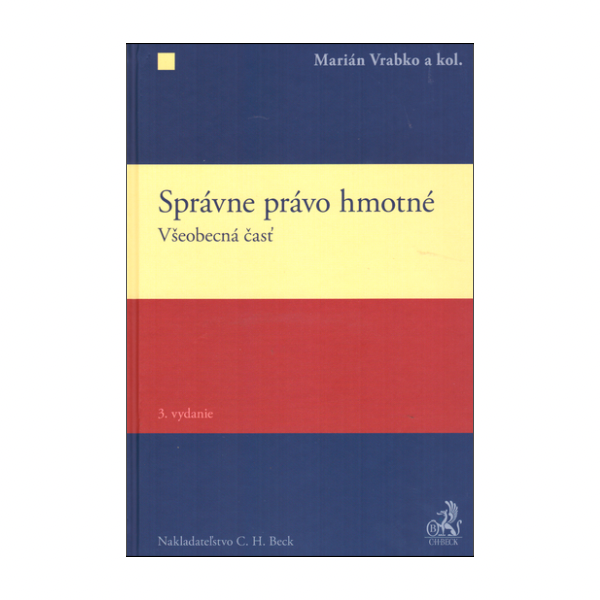 Správne právo hmotné. Všeobecná časť