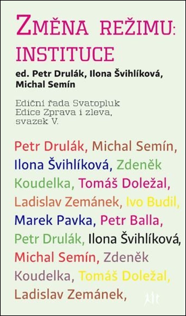 Změna režimu: Instituce