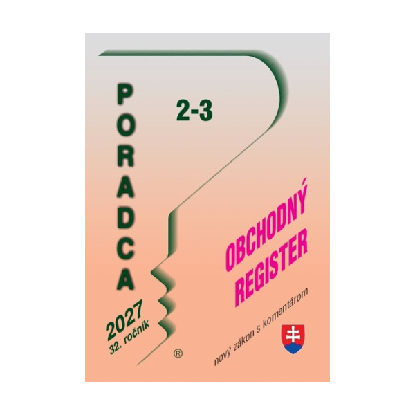 Obchodný register – nový zákon s komentárom