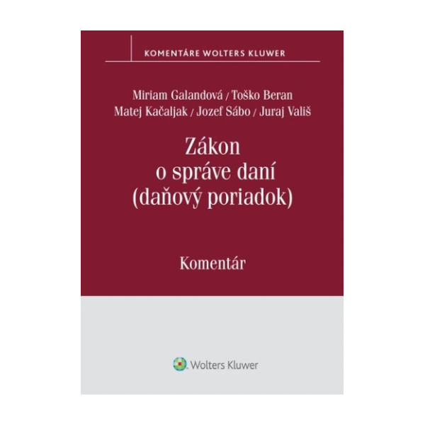 Zákon o správe daní (daňový poriadok). Komentár