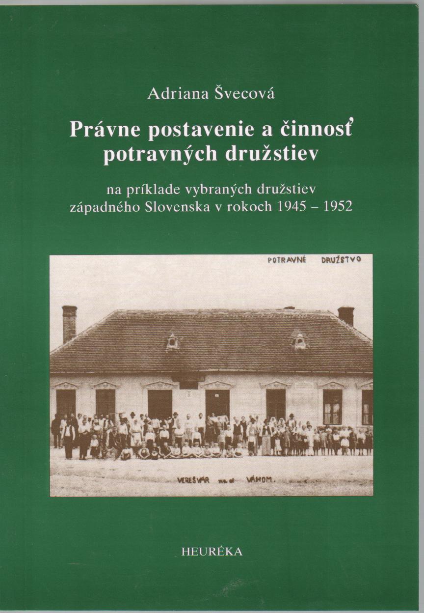 Právne postavenie a činnosť potravných družstiev