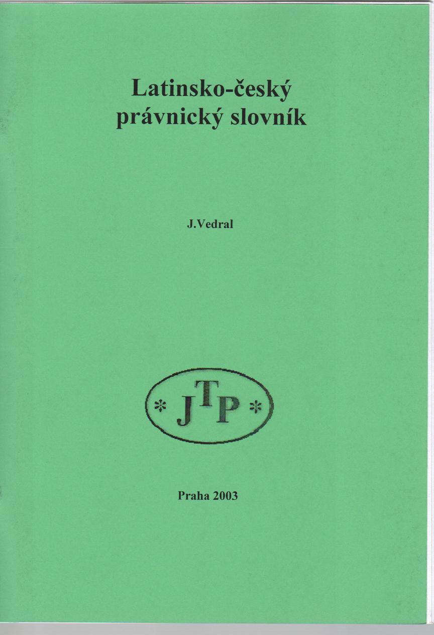 Latinsko-český právnický slovník