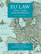 EU Law: Text, Cases, and Materials 6th Edition