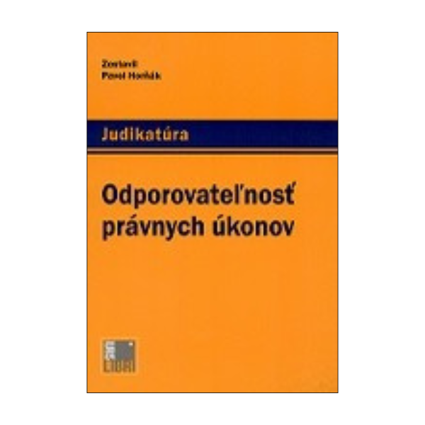 Odporovateľnosť právnych úkonov