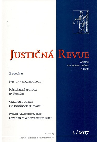 Justičná revue 2/2017 + CD