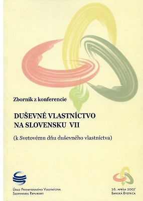 Duševné vlastníctvo na Slovensku VII