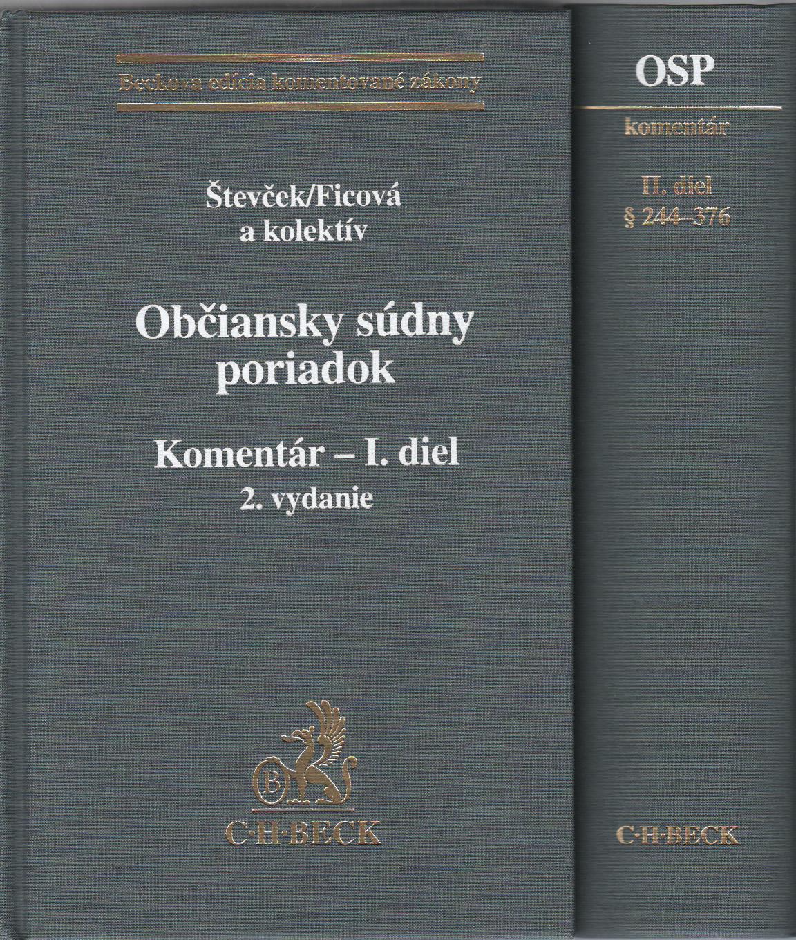 Občiansky súdny poriadok I.+II.diel, komentár, 2.vydanie