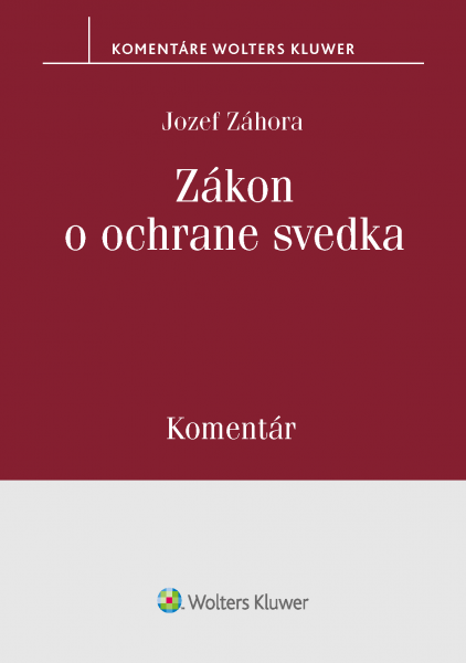 Zákon o ochrane svedka. Komentár