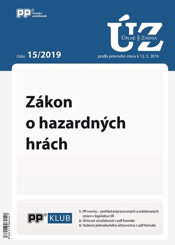 ÚZZ Zákon o hazardných hrách