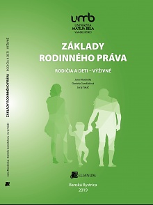 Základy rodinného práva. Rodičia a deti - Výživné