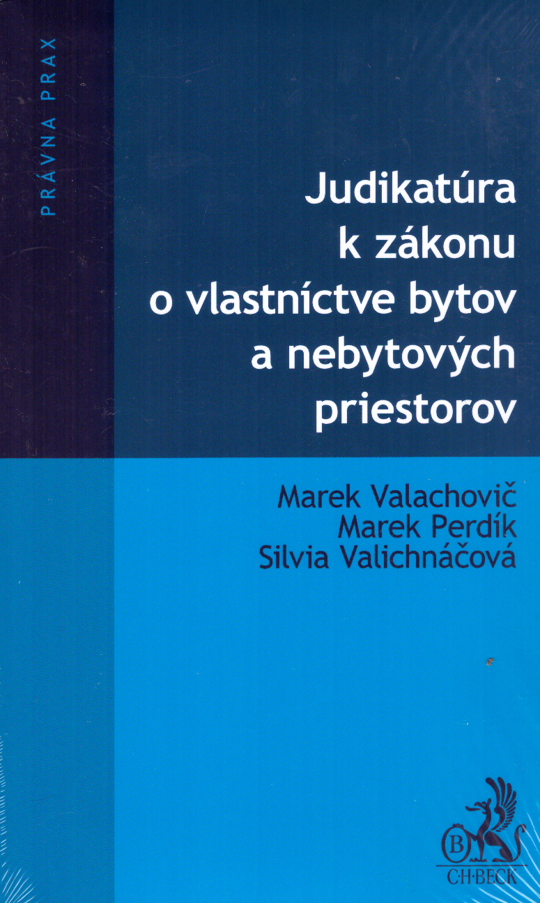 Judikatúra k zákonu o vlastníctve bytov a nebytových priestorov