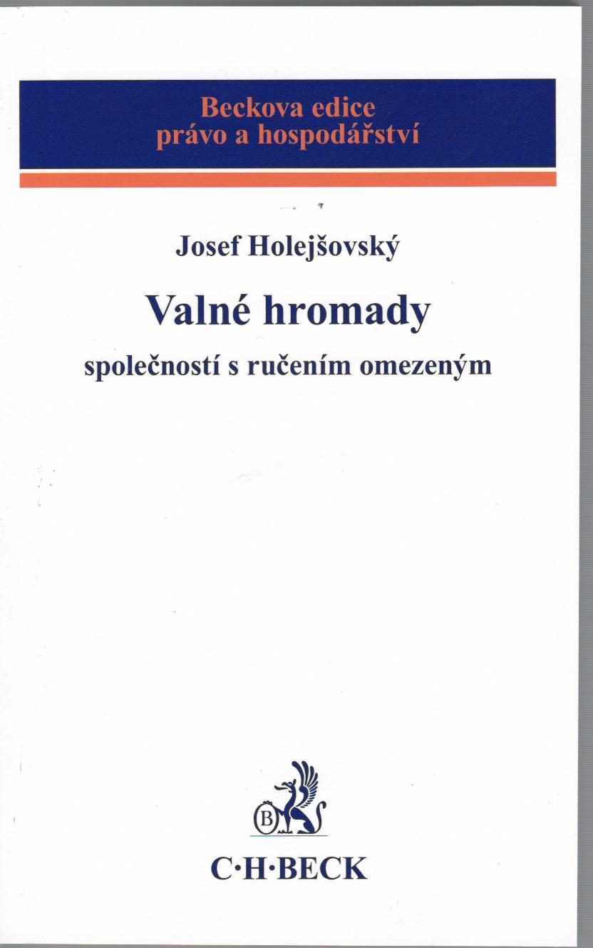 Valné hromady společností s ručením omezeným