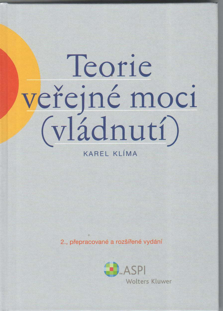 Teorie veřejné moci (vládnutí), 2.vydanie