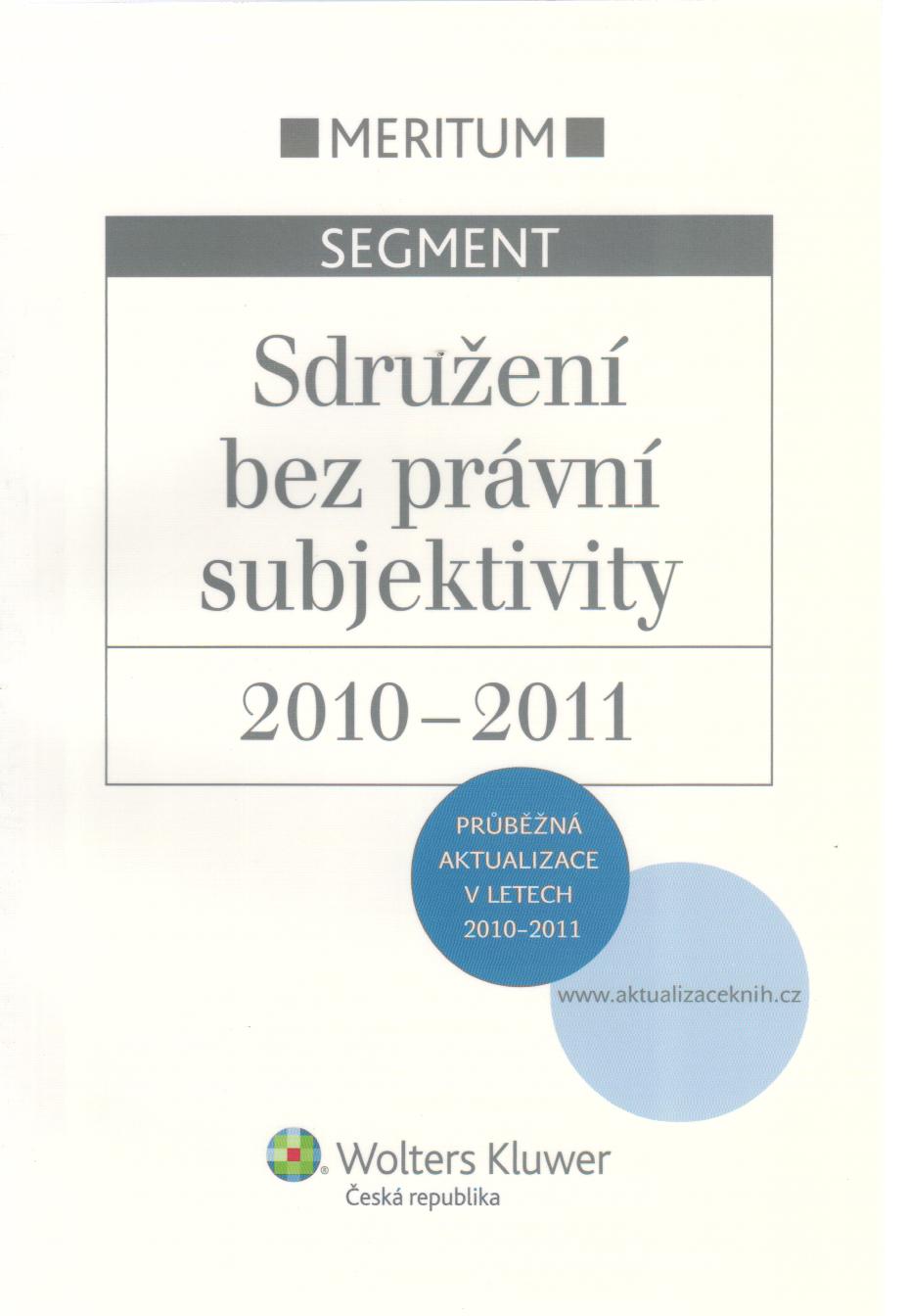 Sdružení bez právní subjektivity 2010-2011