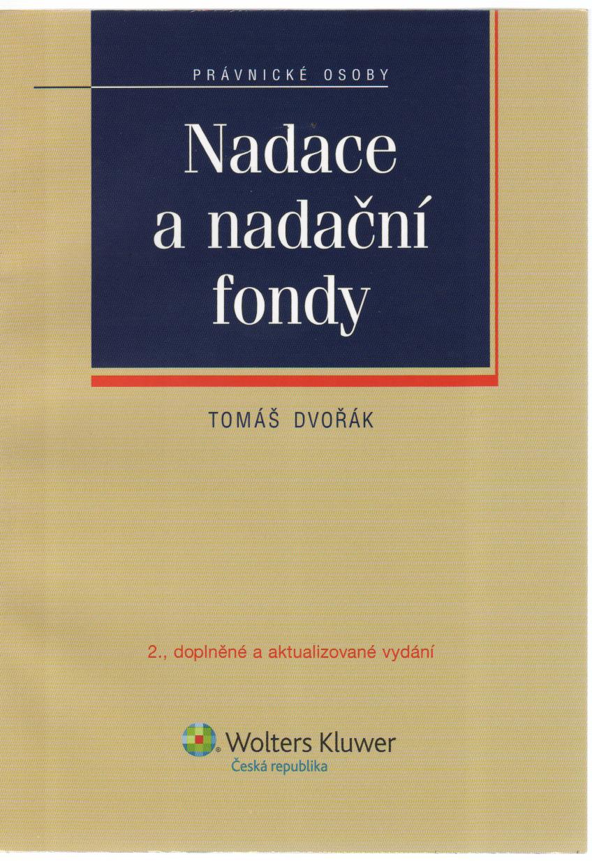 Nadace a nadační fondy, 2.vydanie