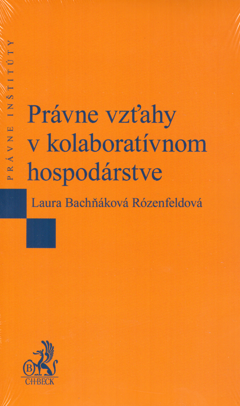 Právne vzťahy v kolaboratívnom hospodárstve