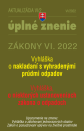 Vyhláška o nakladaní s vyhradenými prúdmi odpadov. Vyhláška o niektorých 