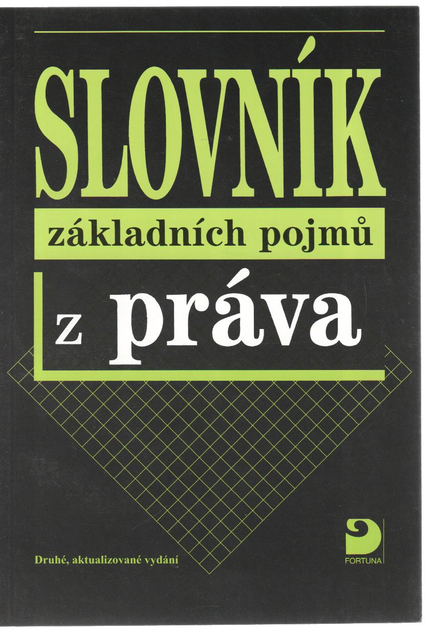 Slovník základních pojmů z práva, 2.vydanie