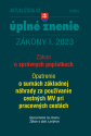 Zákon o správnych poplatkoch. Opatrenie o sumách základnej náhrady za používanie