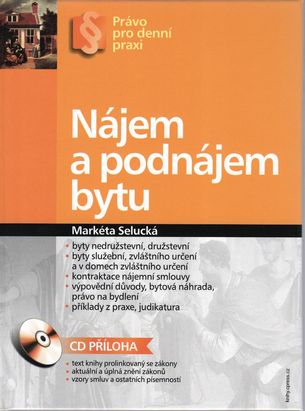 Nájem a podnájem bytu + CD