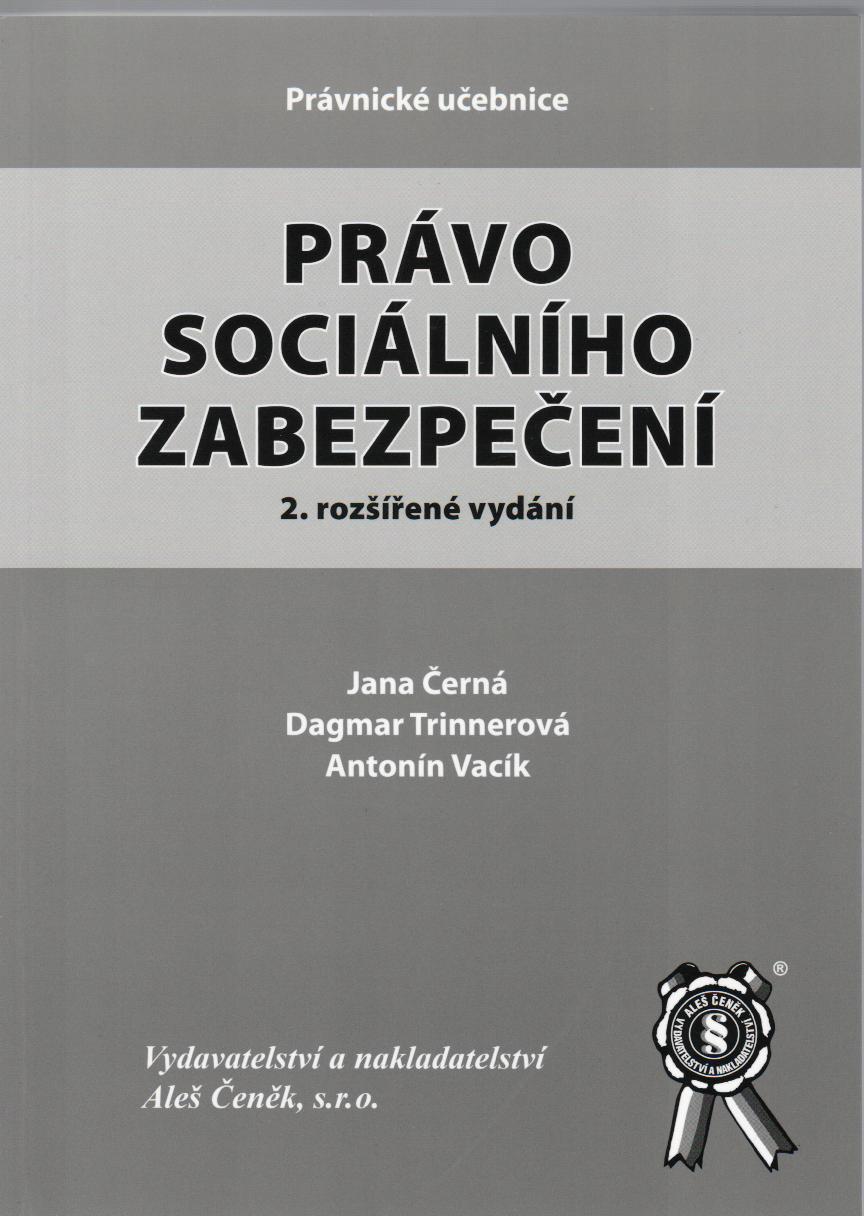 Právo sociálního zabezpečení, 2.vydání