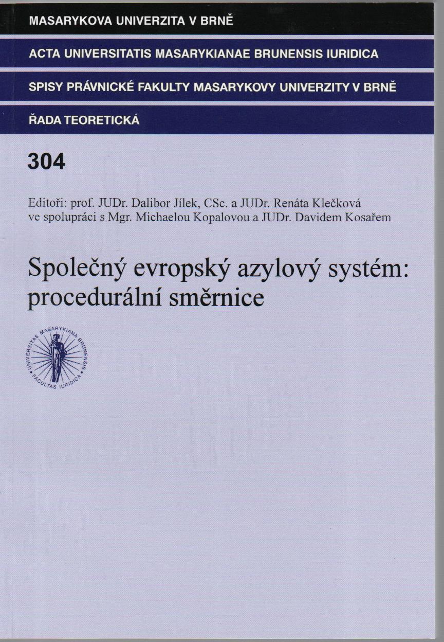 Společný evropský azylový systém: procedurální směrnice