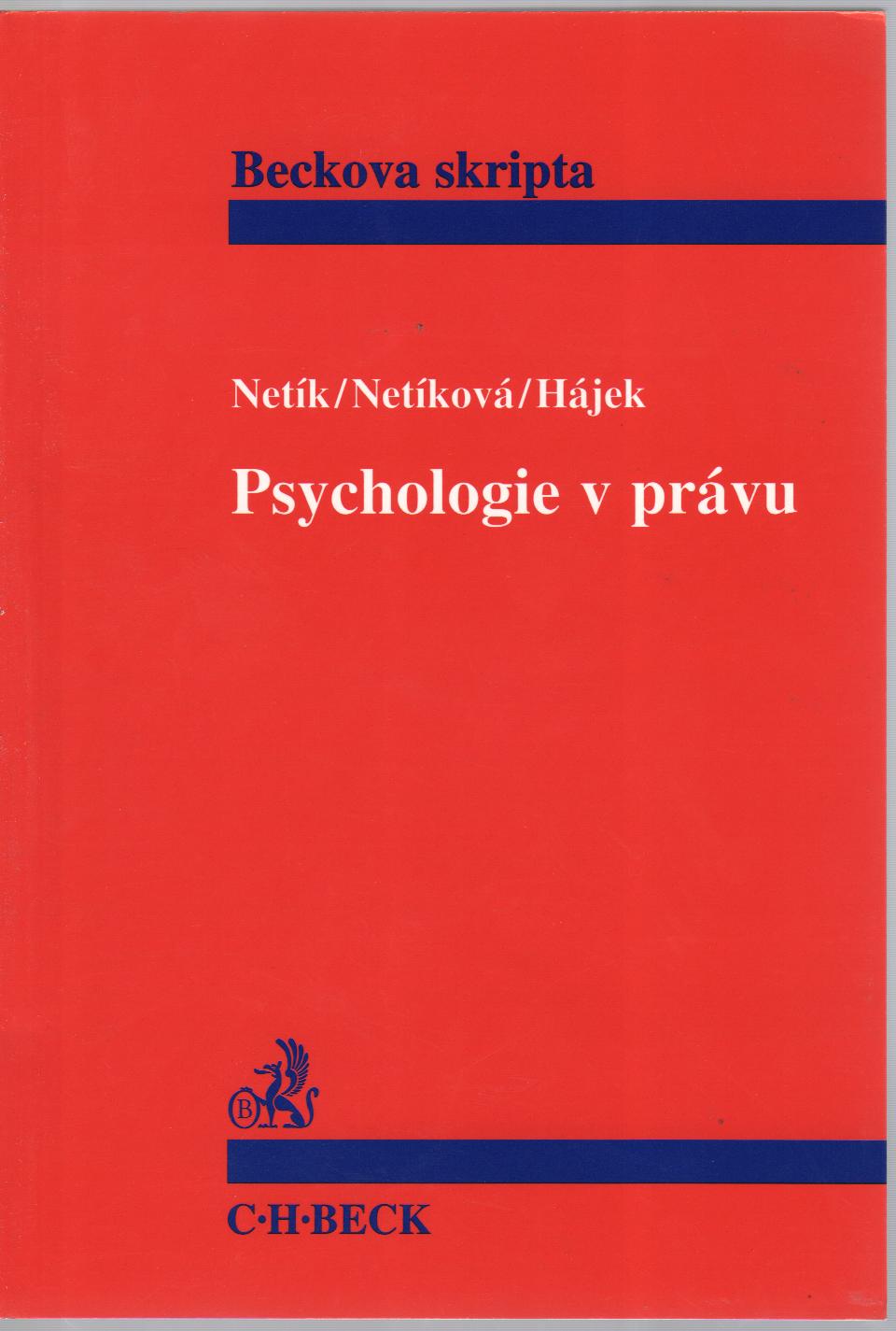 Psychologie v právu