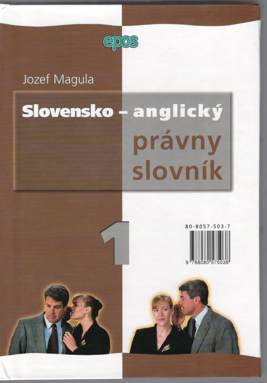 Slovensko-anglický právny slovník 1