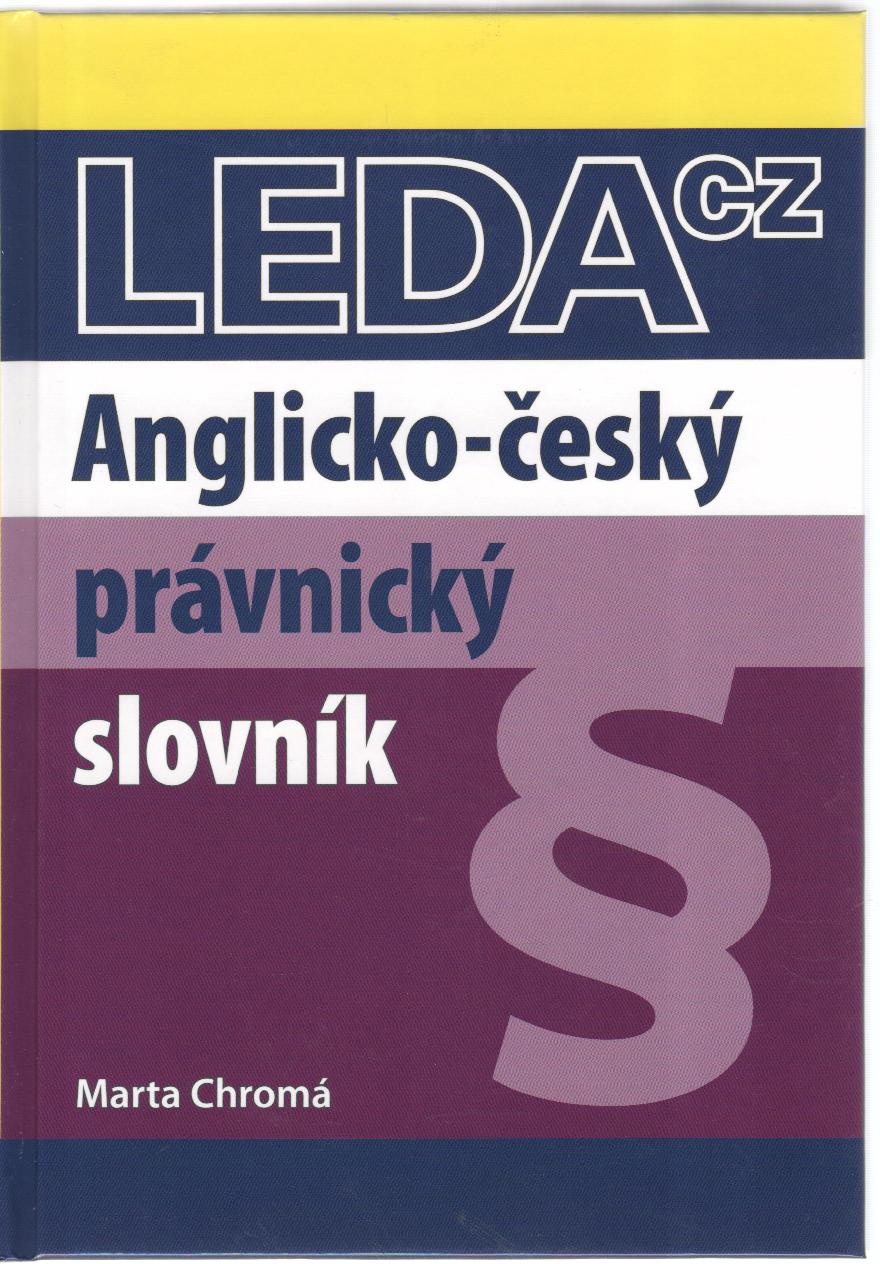 Anglicko-český právnický slovník, 3.vydanie