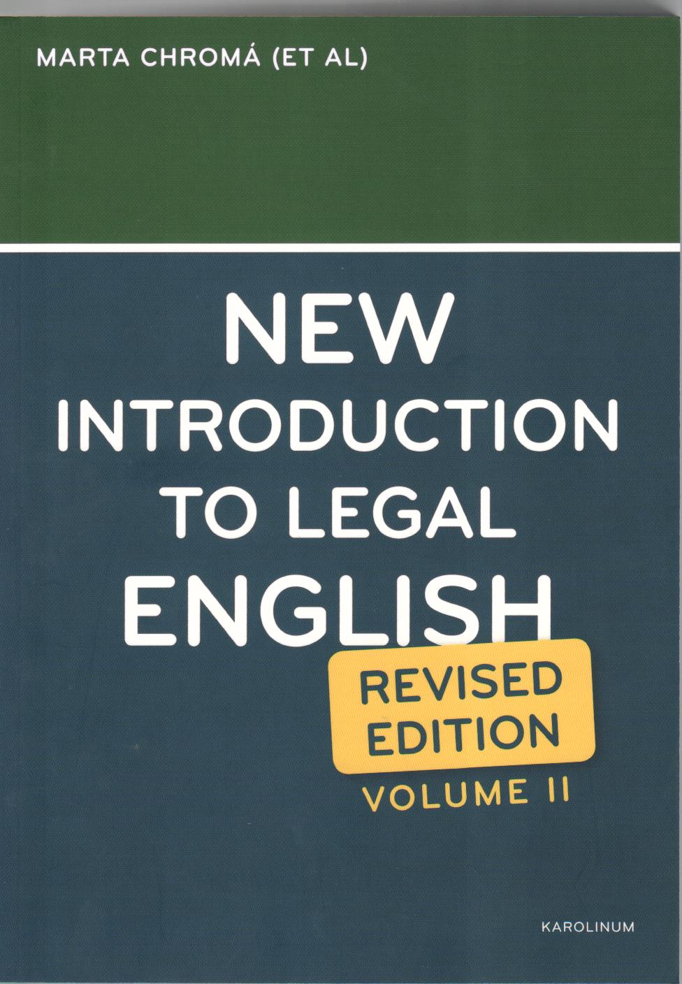 New Introduction to Legal English Volume 2