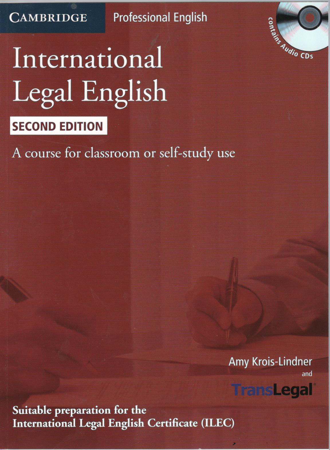 International Legal English + CD, 2nd edition