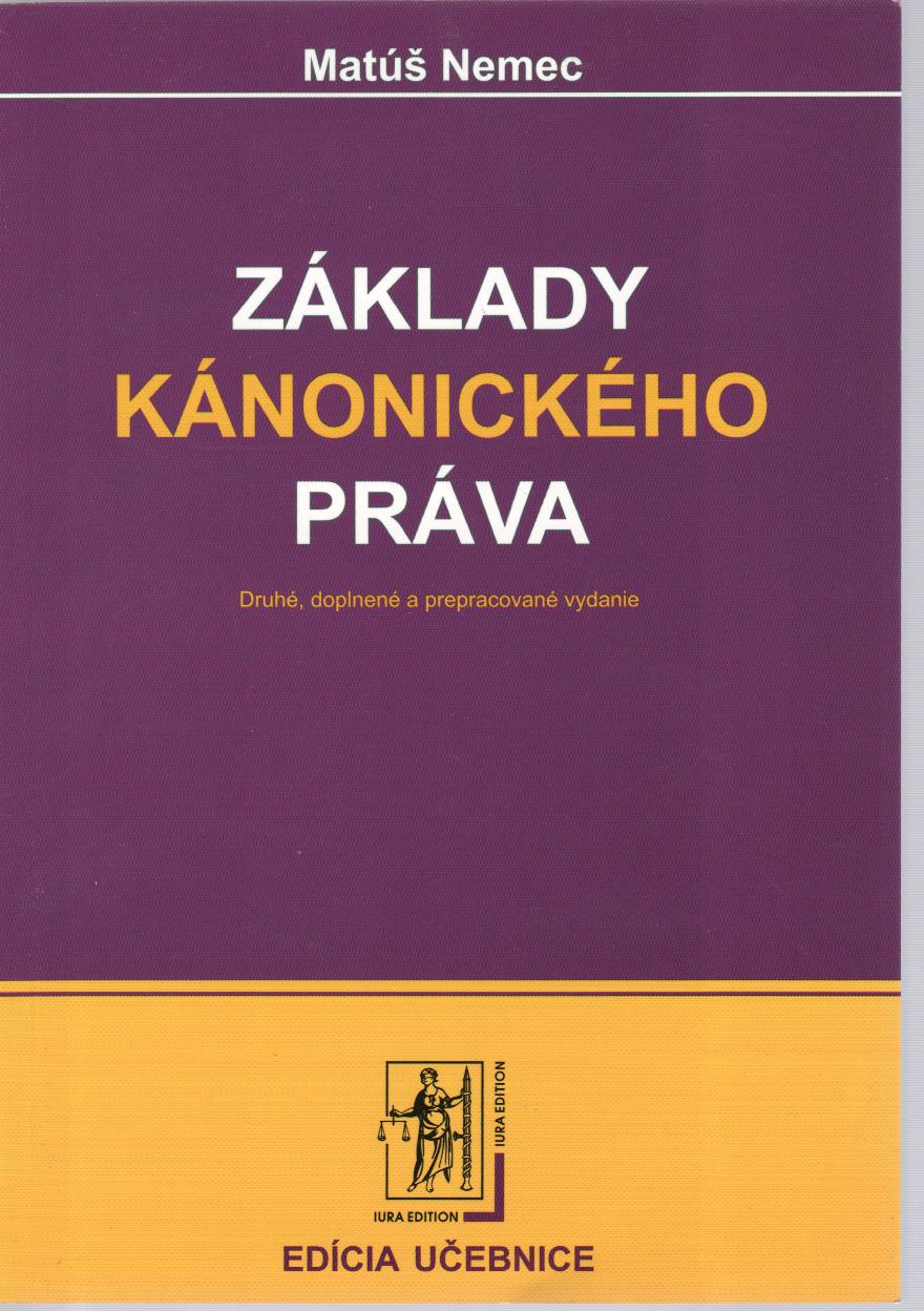 Základy kánonického práva, 2.vyd.