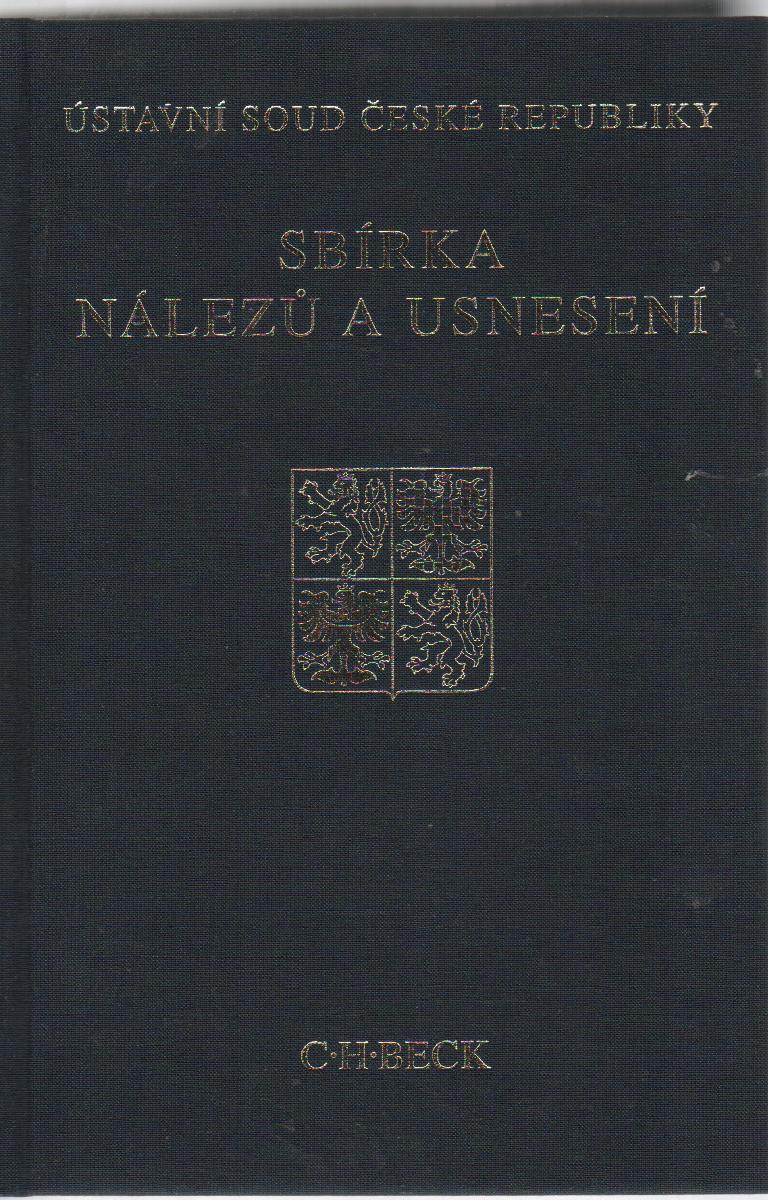 Sbírka nálezů a usnesení ÚS ČR, svazek 46