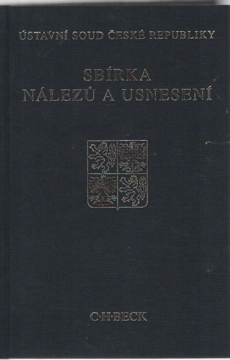 Sbírka nálezů a usnesení ÚS ČR, svazek 46