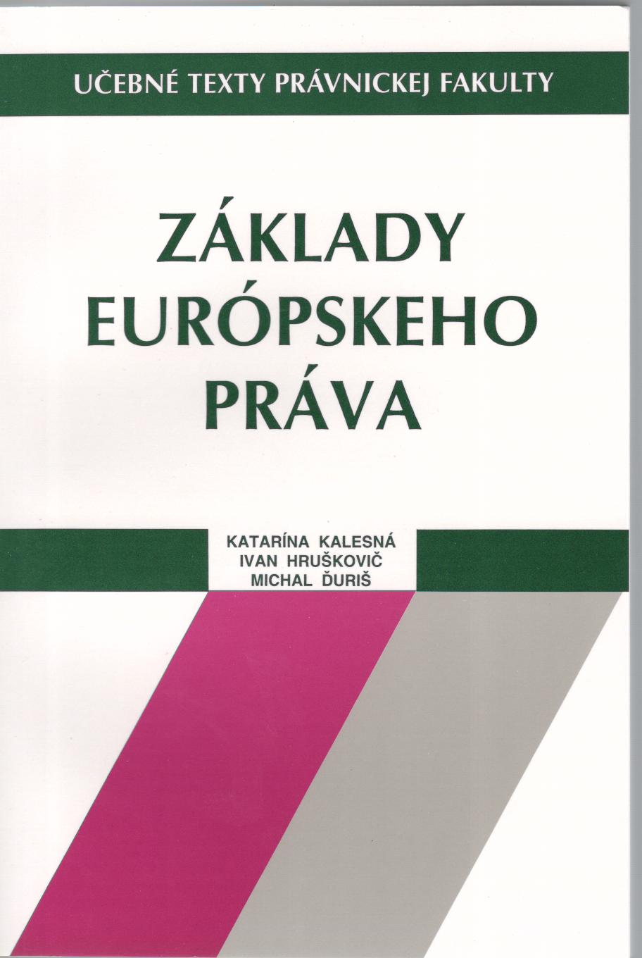 Základy európskeho práva