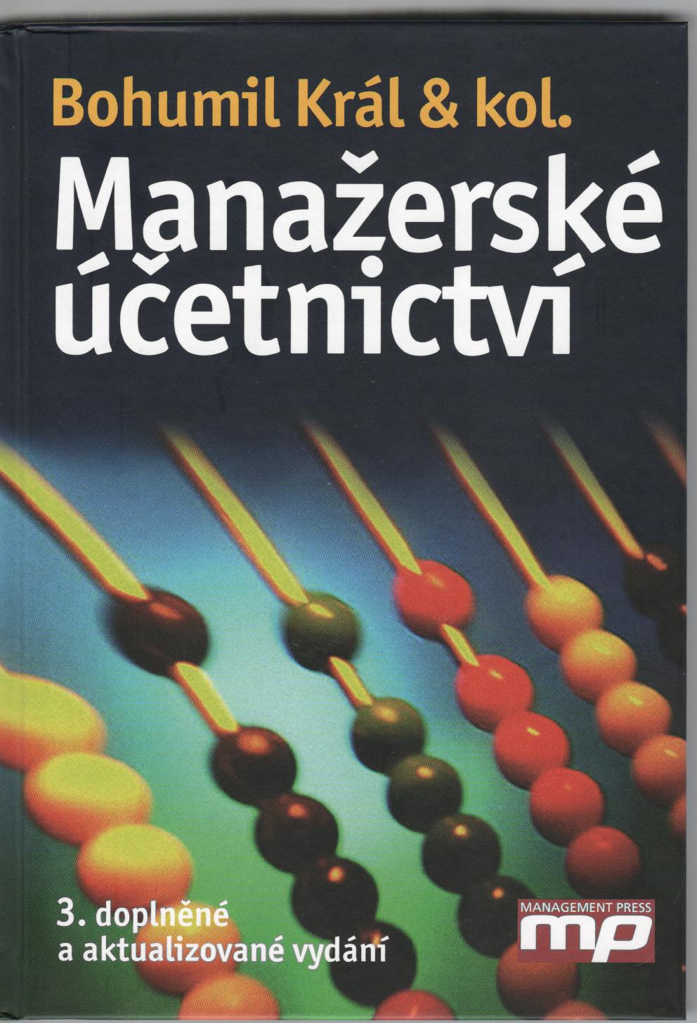 Manažerské účetnictví, 3.vydání