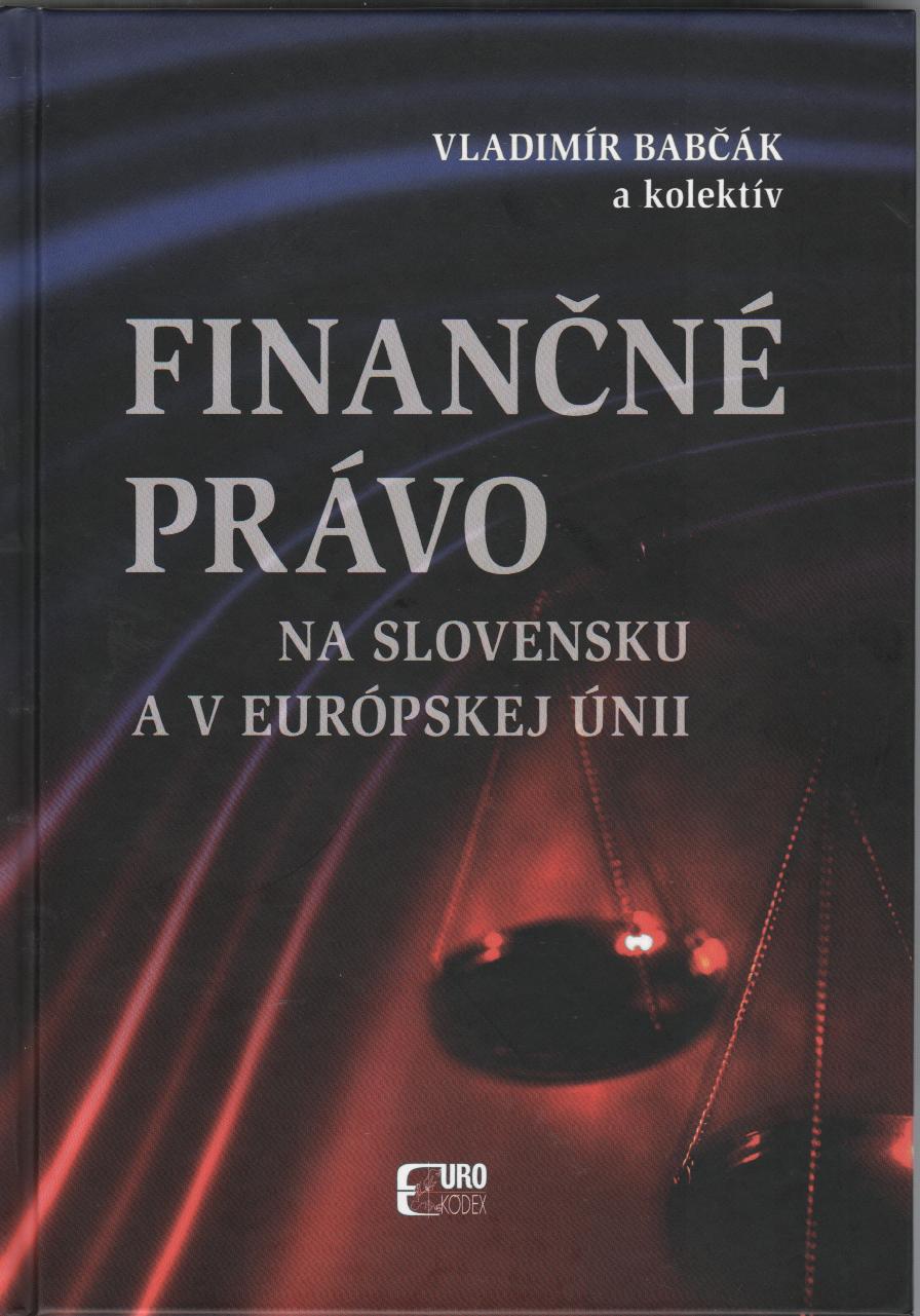 Finančné právo na Slovensku a v Európskej únii