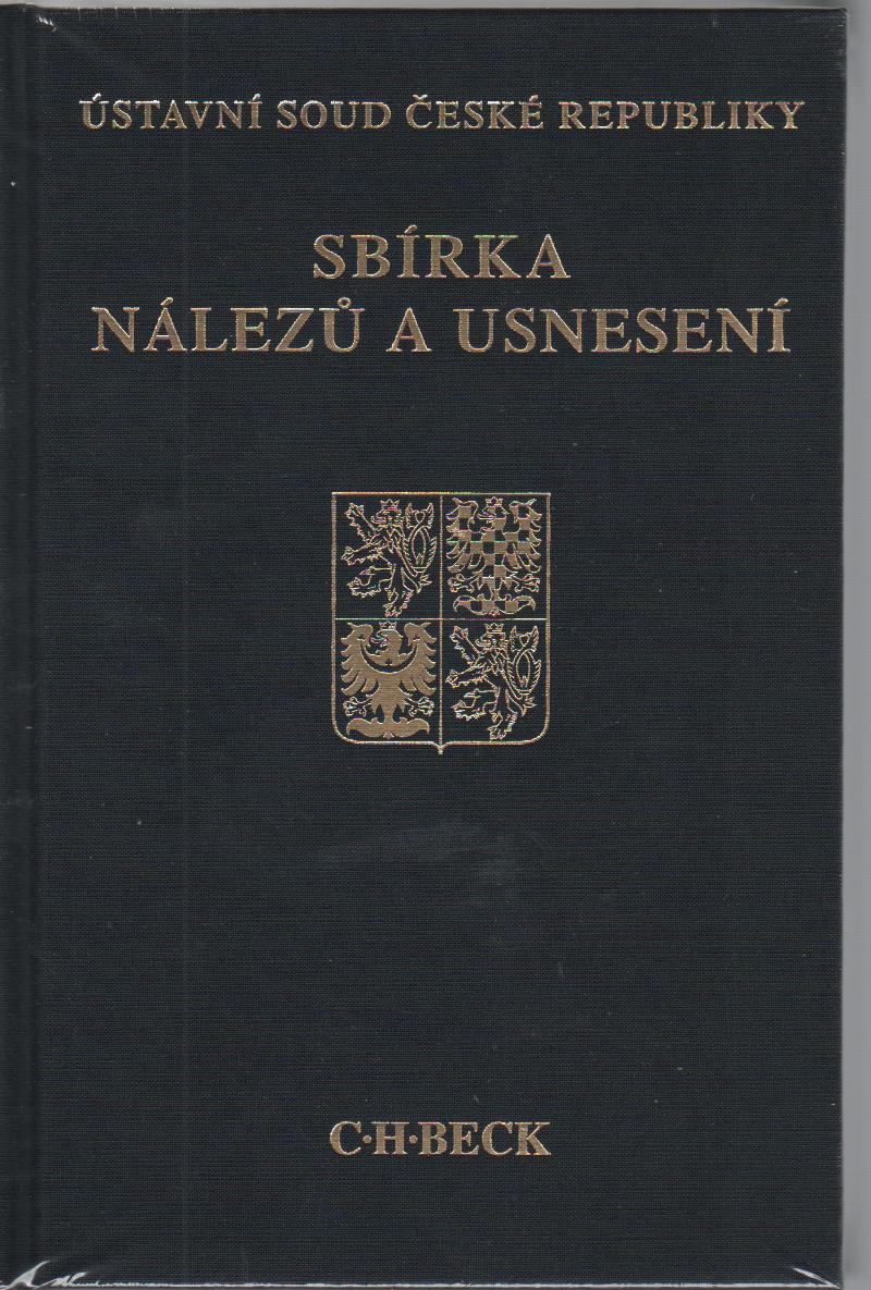 Sbírka nálezů a usnesení ÚS ČR, svazek 62 