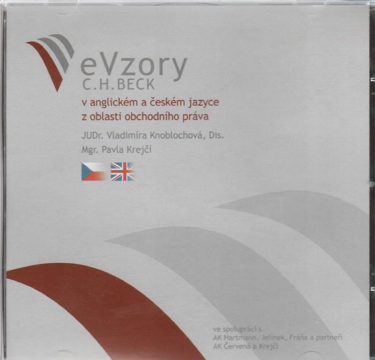 eVzory v anglickém a českém jazyce z oblasti obchodního práva