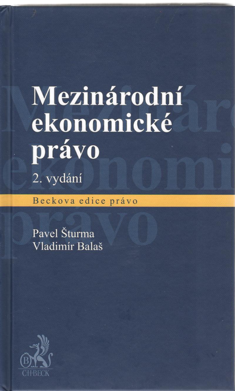 Mezinárodní ekonomické právo, 2.vydání