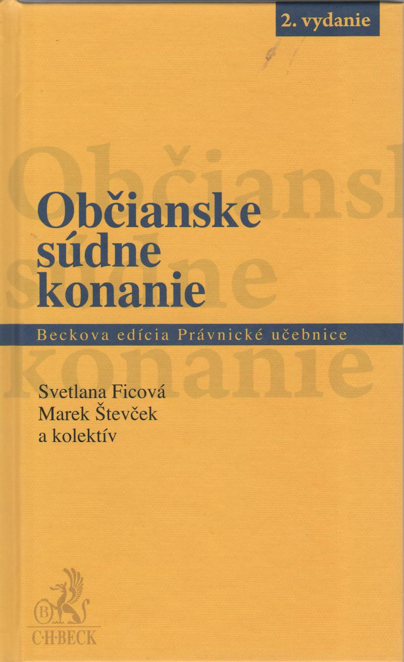 Občianske súdne konanie, 2.vydanie