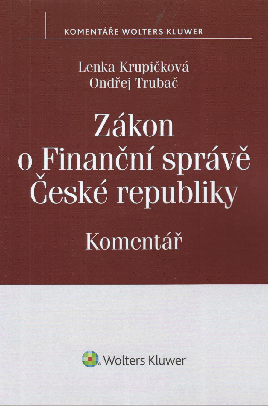 Zákon o finanční správě České republiky, komentář