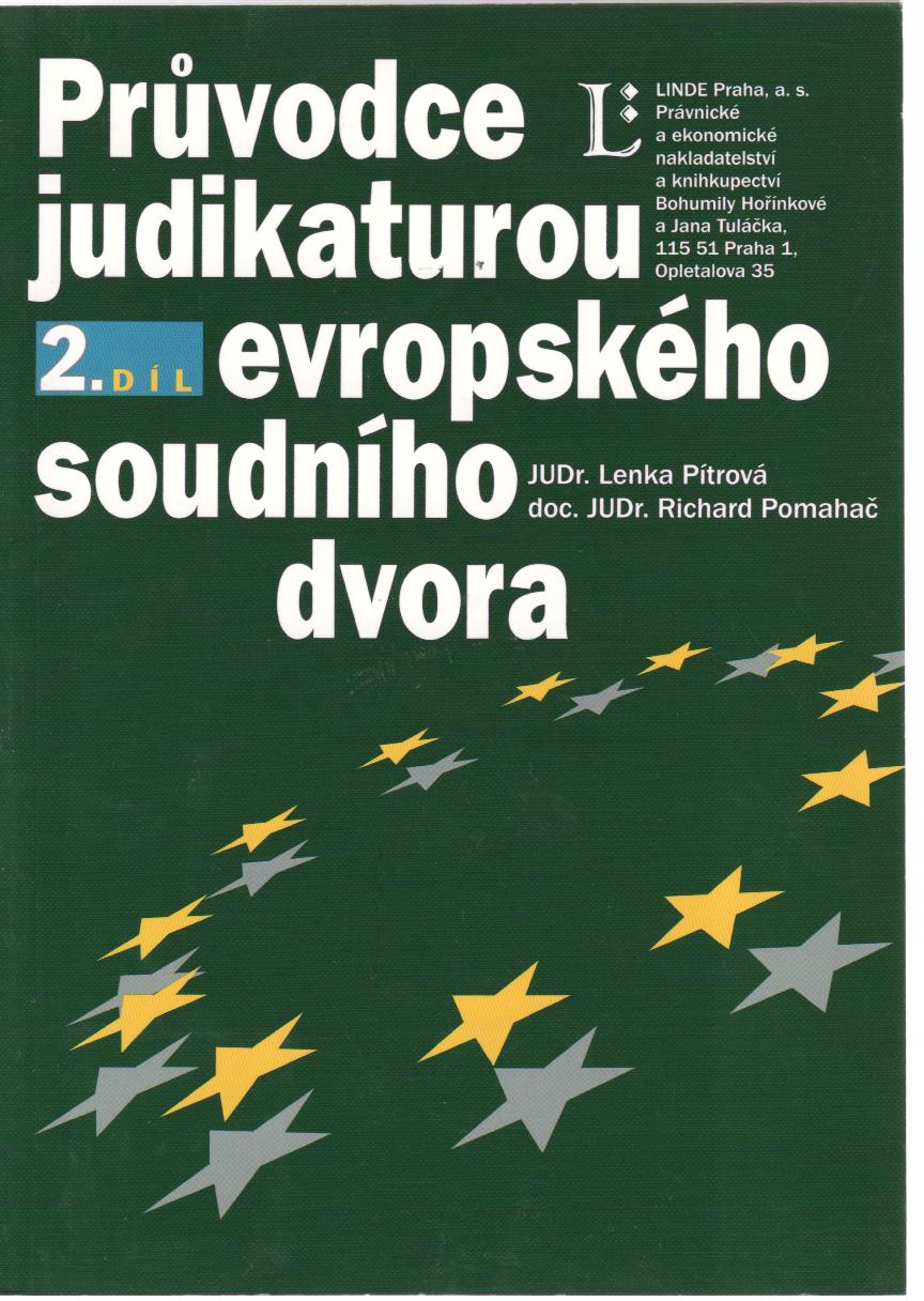 Průvodce judikaturou evropského soudního dvora 2.díl