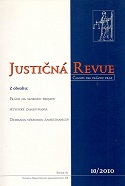 Justičná revue 10/2010 + CD